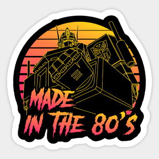 Transformers Retro 80s Sticker